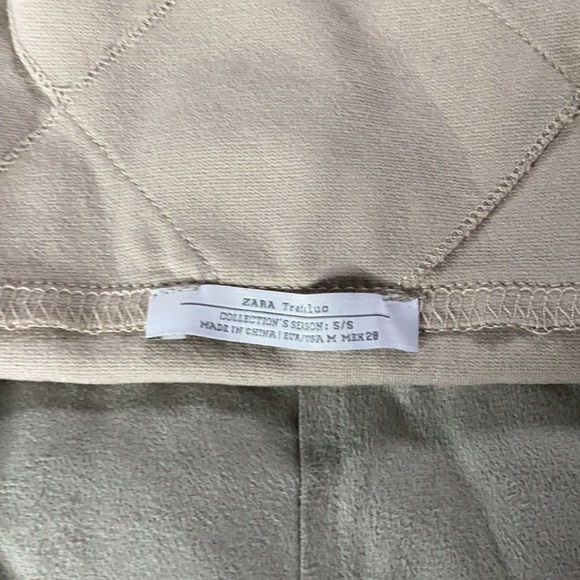 Cropped silver Zara top - Picture 3 of 3